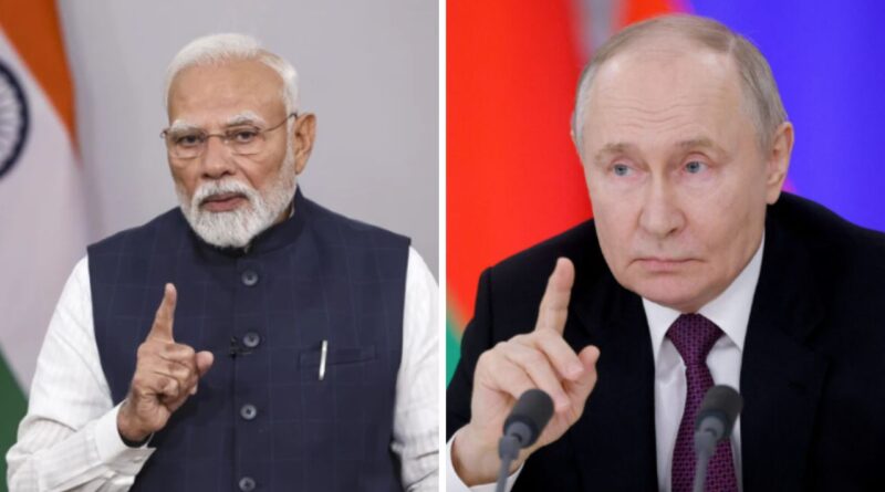 मोदी पुतिन एससीओ समिट