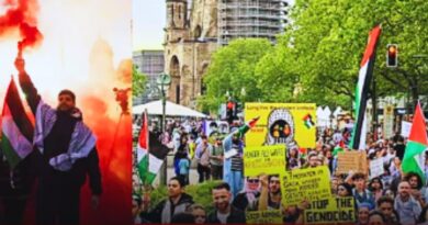 Berlin gaza protest