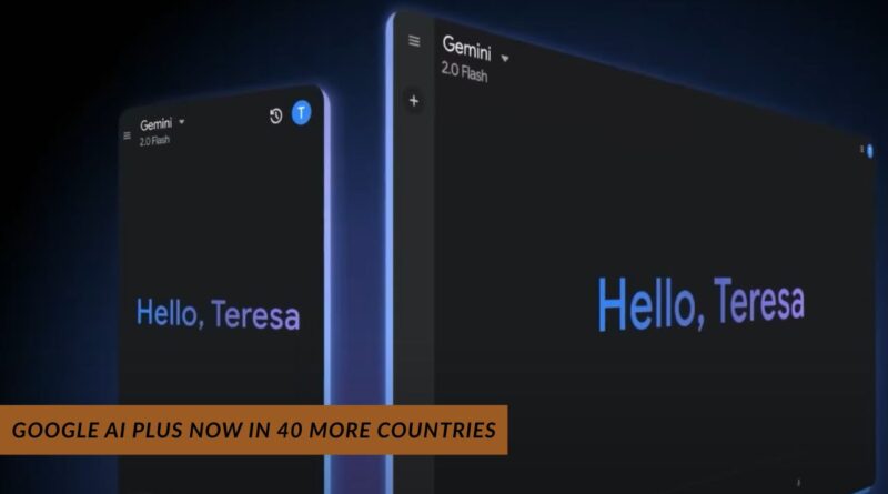 google ai plus countries