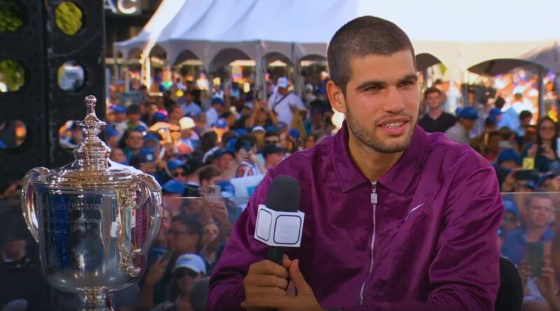 अल्काराज यूएस ओपन