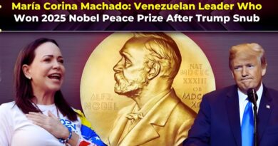 María Corina Machado Nobel Peace Prize 2025