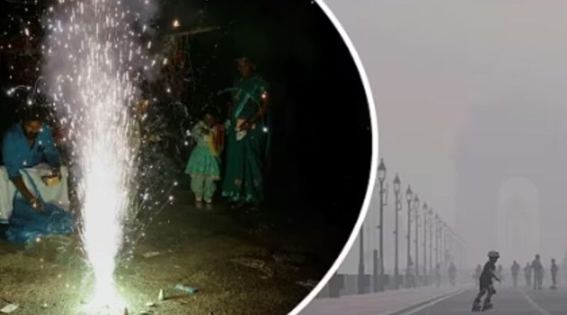 delhi toxic haze diwali​