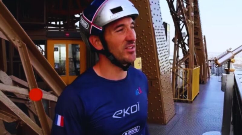 eiffel tower bike record