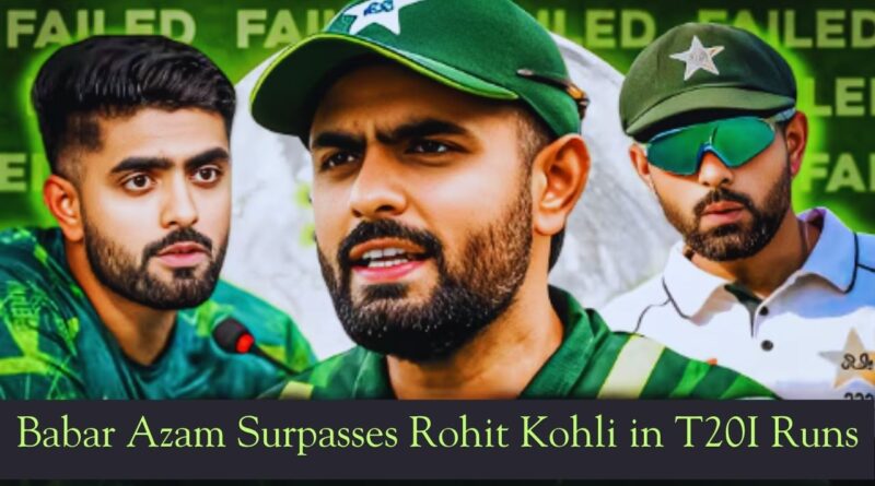 Babar Azam T20I runs record​