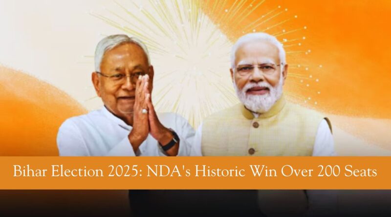 Bihar election 2025 nda wins over 200 seats