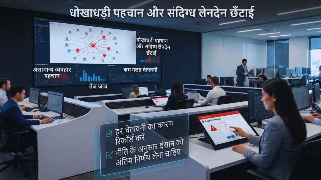 धोखाधड़ी पहचान और संदिग्ध लेनदेन छँटाई