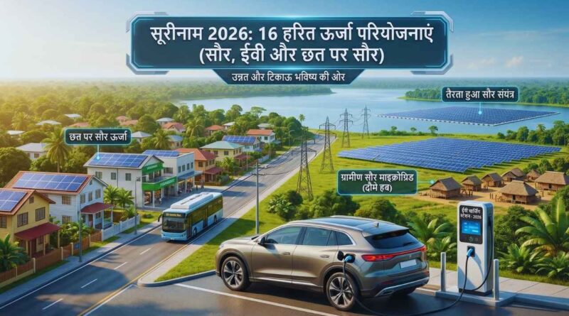 green energy solar ev suriname