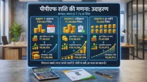 उदाहरण के साथ पीपीएफ राशि की गणना
