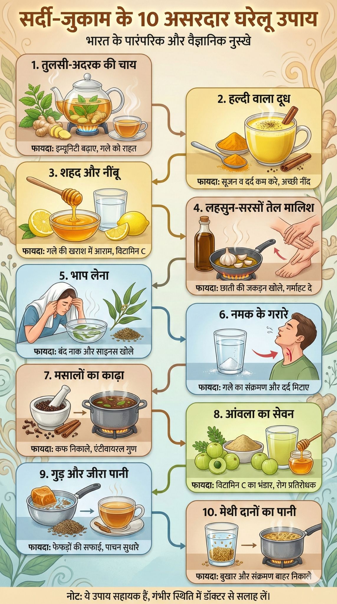 indian home remedies for cold
