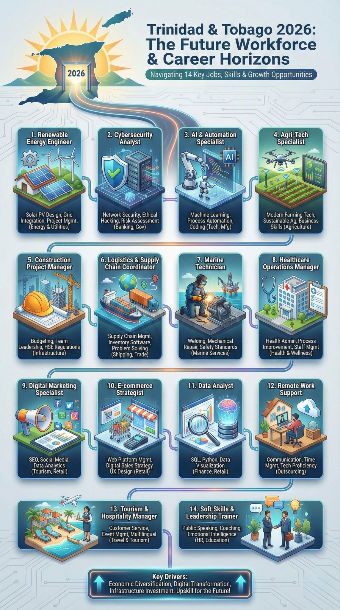 jobs skills career growth opportunities trinidad tobago-2026