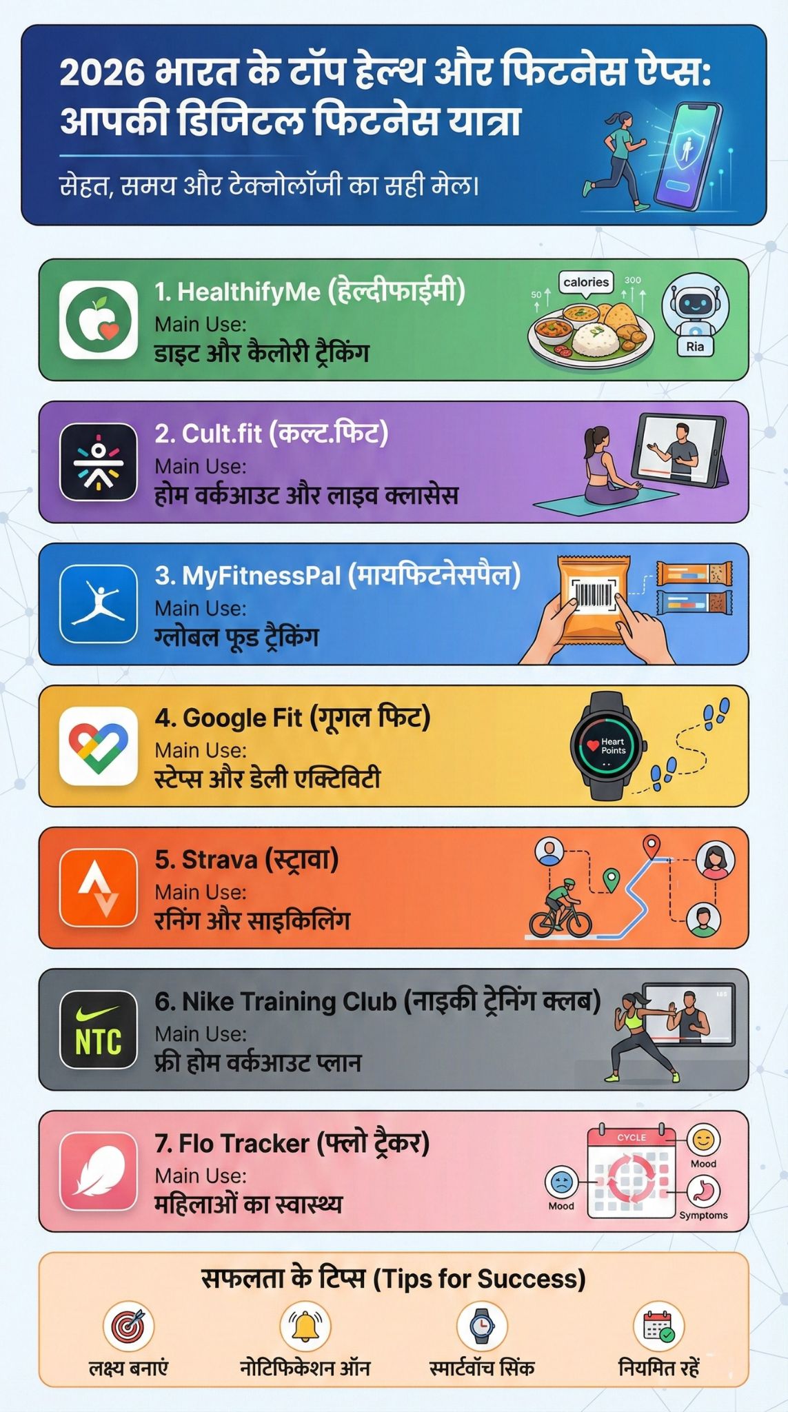 popular health and fitness apps in india