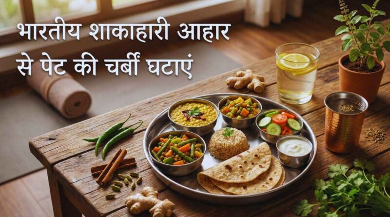 Vegetarian diet to reduce belly fat