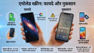 एमोलेड स्क्रीन के फायदे और नुकसान