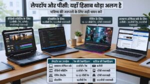 लैपटॉप और PC: यहाँ हिसाब थोड़ा अलग है