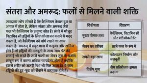 संतरा और अमरूद: फलों से मिलने वाली शक्ति
