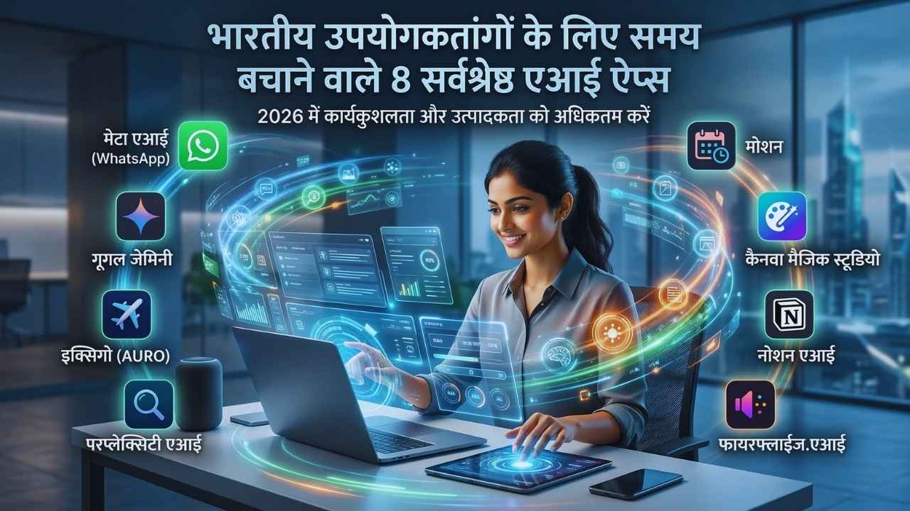 8 Best AI Apps for Indian Users to Save Time in 2026