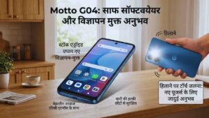 Moto G04: साफ सॉफ्टवेयर और विज्ञापन मुक्त अनुभव