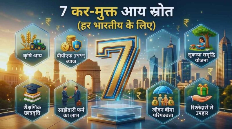 Tax free income in India 2026