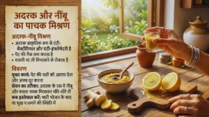 अदरक और नींबू का रस