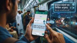 आवाज संदेशों का लिखित अनुवाद