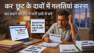 कर छूट के दावों में गलतियां करना