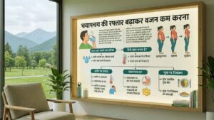 चयापचय की रफ्तार बढ़ाकर वजन कम करना