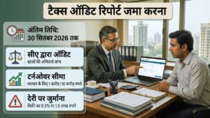 टैक्स ऑडिट रिपोर्ट जमा करना (30 सितंबर 2026)