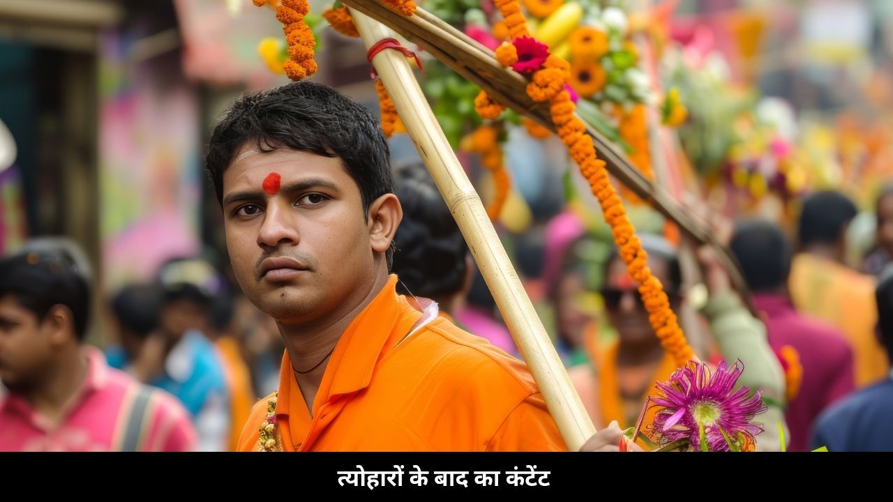 त्योहारों के बाद का कंटेंट