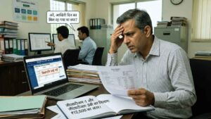 बिक्री और कर भुगतान के आंकड़ों में अंतर होना