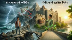 शेयर बाजार के जोखिम और उतार-चढ़ाव से पूरी तरह सुरक्षित