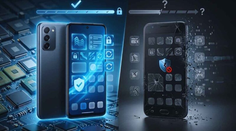 Budget Smartphone Software Update