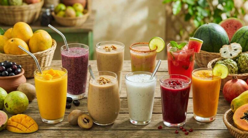 Healthy seasonal fruits