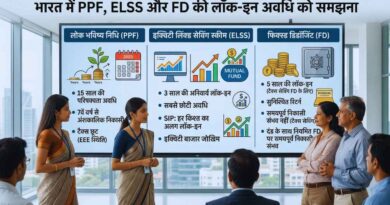 PPF ELSS and FD Lock in Period