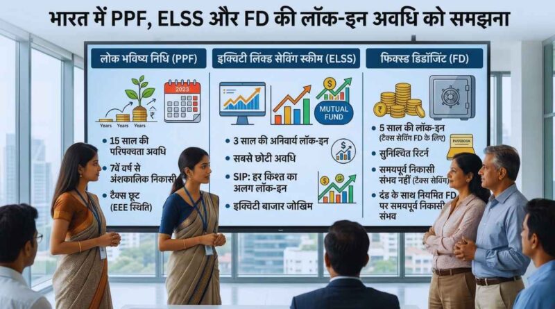 PPF ELSS and FD Lock in Period