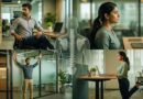 Posture exercises for office workers