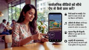अन्य लोगों की सार्वजनिक सामग्री को सीधे ऐप से कैसे प्राप्त करें?