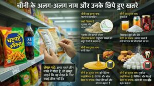 चीनी के अलग-अलग नाम और उनके छिपे हुए खतरे