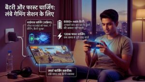 बैटरी और फास्ट चार्जिंग: लंबे गेमिंग सेशन के लिए