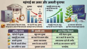 महंगाई का असर और असली मुनाफा