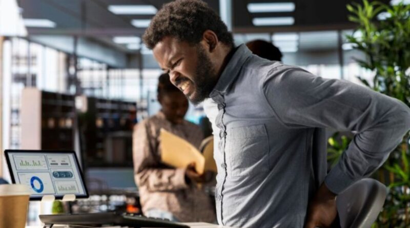 prevent back pain desk job india