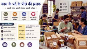 काम के पर्दे के पीछे की झलक