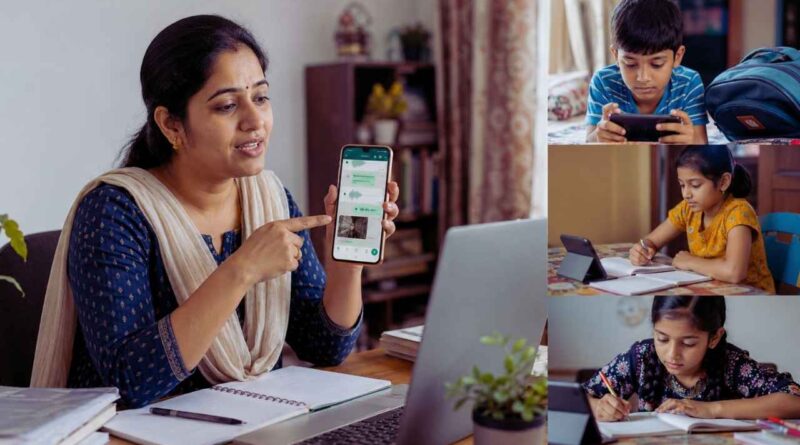 Online classes on WhatsApp
