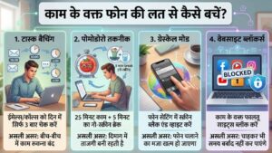 काम के वक्त फोन की लत से कैसे बचें?
